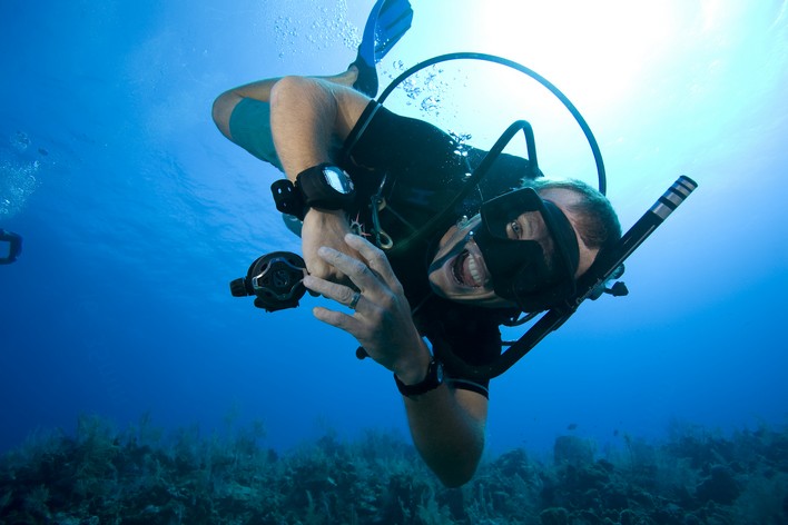 Plaisir en plongée sous-marine PADI