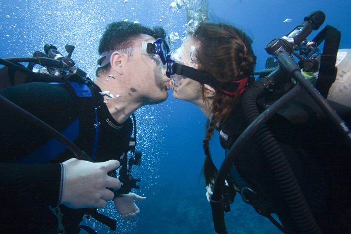 Plaisir en plongée sous-marine PADI