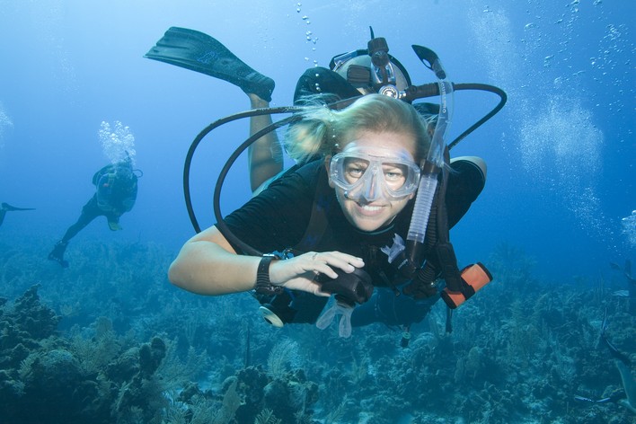 Plaisir en plongée sous-marine PADI