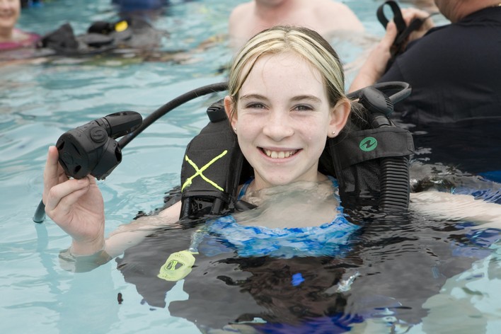 Plaisir en plongée sous-marine PADI