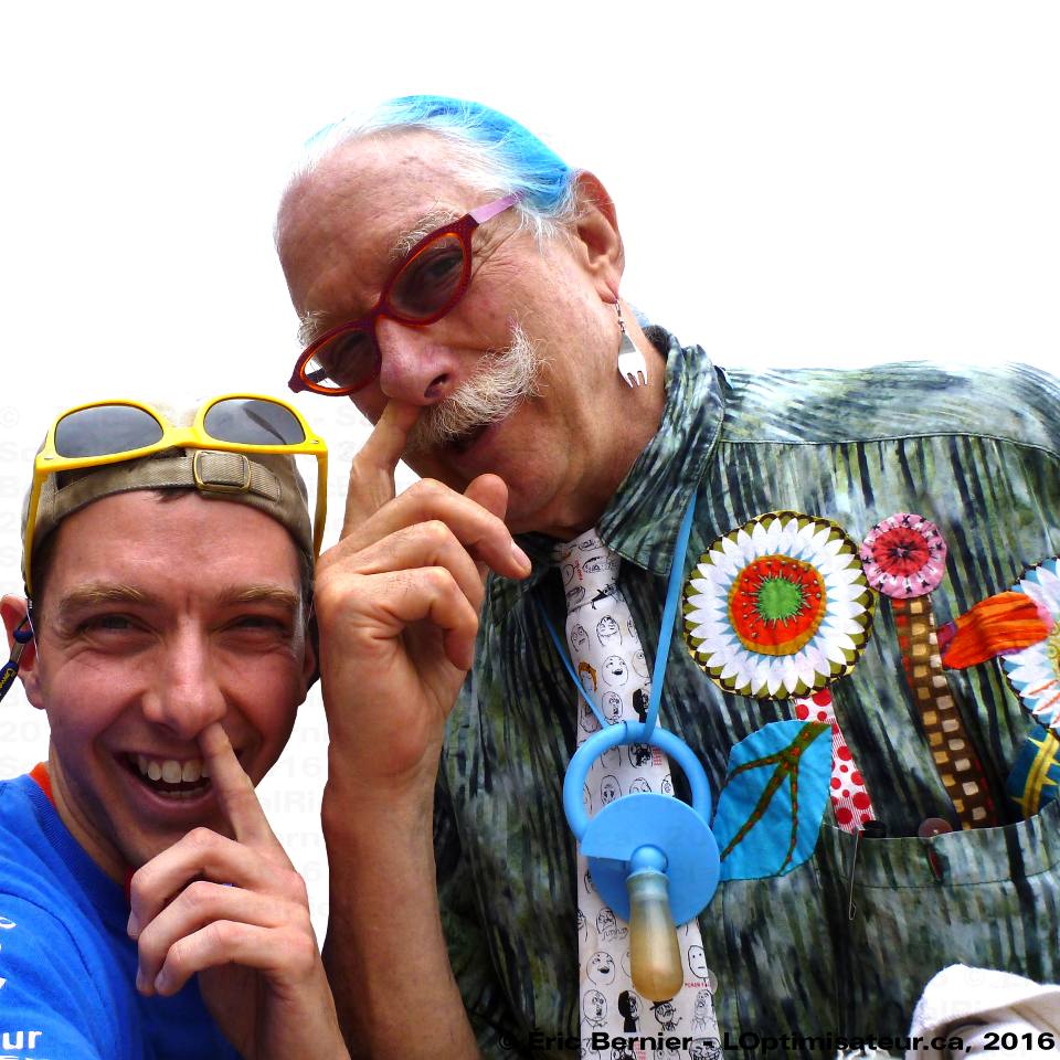 Patch Adams et Éric Bernier (LOptimisateur).