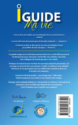 Arrière couverture livre IGuide ma vie